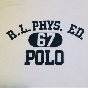 Vintage Ralph Lauren Phys Ed athletic tee